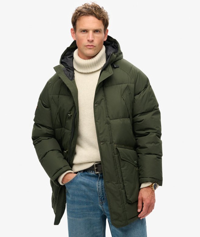 Herren Expedition Stepp-parka - Größe: M - Superdry - Modalova