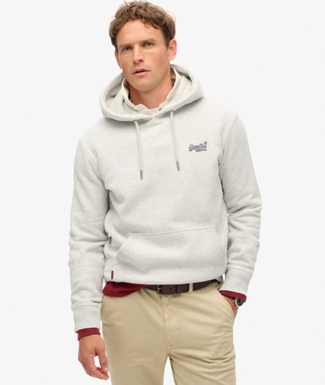Essential Logo Hoodie Lichtgrijs Grootte: L afbeelding