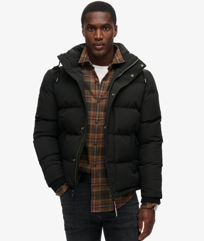 Doudoune Courte à Capuche Everest Taille: S - Superdry - Modalova