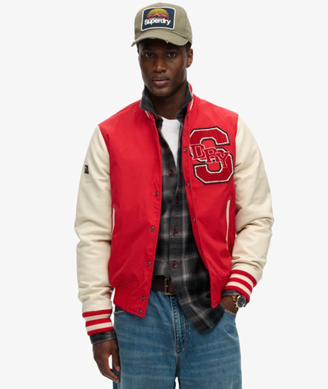 Bomber Mascot Varsity, , Taille: M - Superdry - Modalova