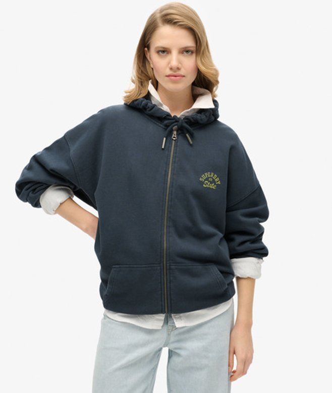 Damen Athletic Essentials OverGrößed Hoodie - Größe: 42 - Superdry - Modalova