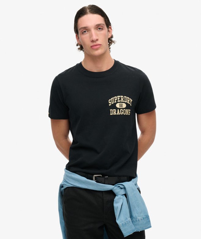 Herren Chinese New Year T-shirt mit Grafik - Größe: L - Superdry - Modalova