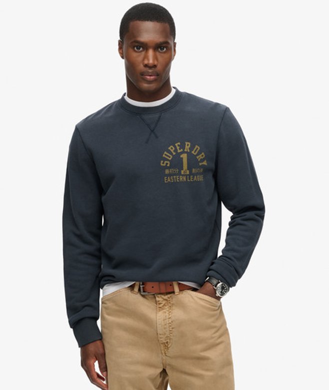 Track & Field Sweatshirt met Afbeelding en Ronde Hals