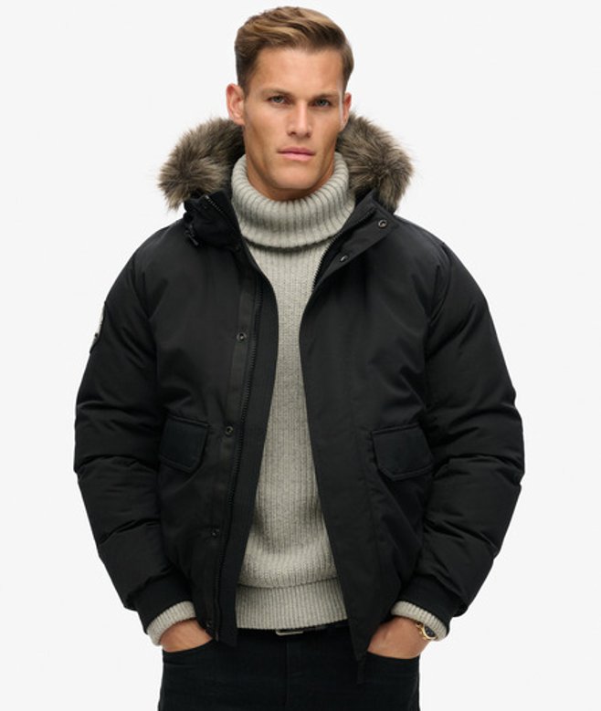 Bomber à Fourrure Synthétique Everest Taille: L - Superdry - Modalova
