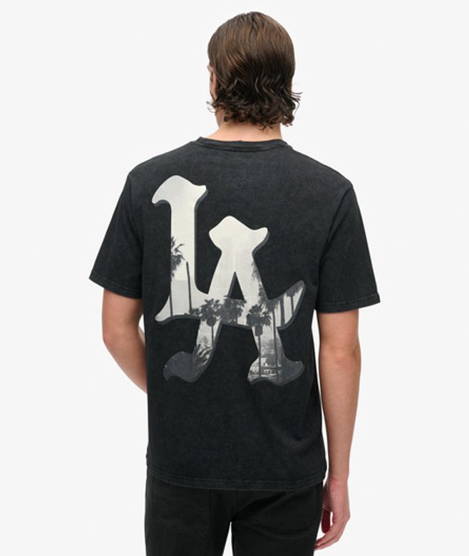 Photographic T-shirt met Skate-logo en Losse Pasvorm