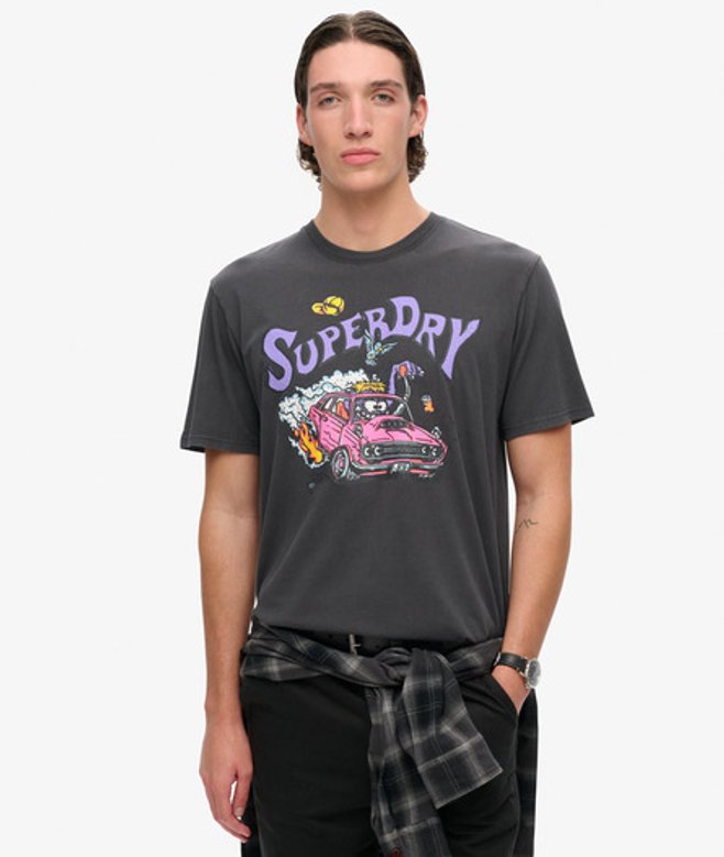 T-shirt Ample Dragnut Odd Rods Taille: L - Superdry - Modalova