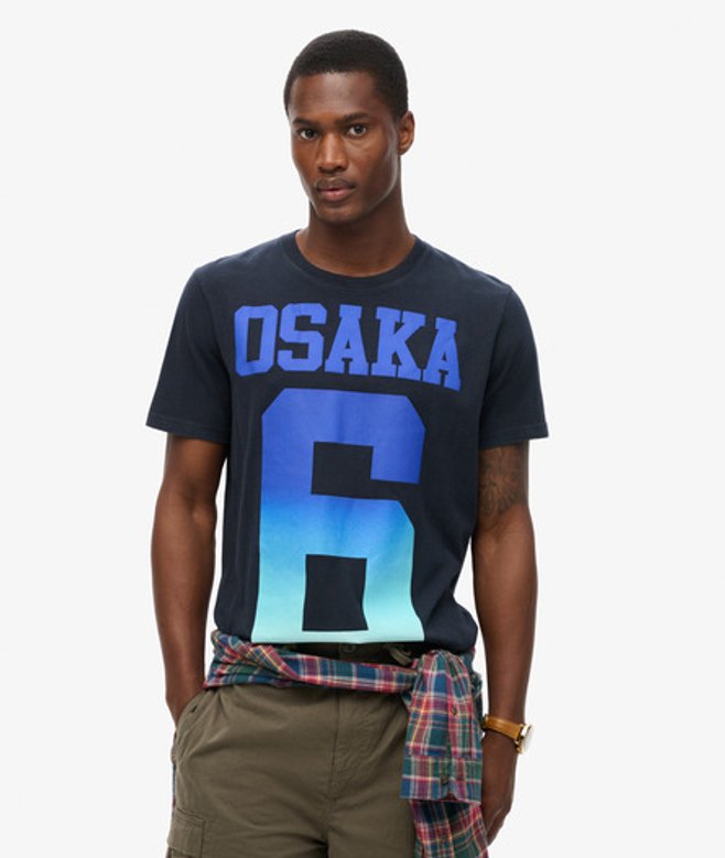 Osaka 6 Cali Standard T-shirt Blauw Grootte: M afbeelding