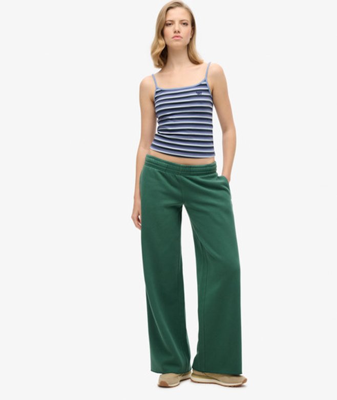 Damen Jogginghosen im Washed-Look mit Geradem Beinschnitt, Größe: 44 - Superdry - Modalova