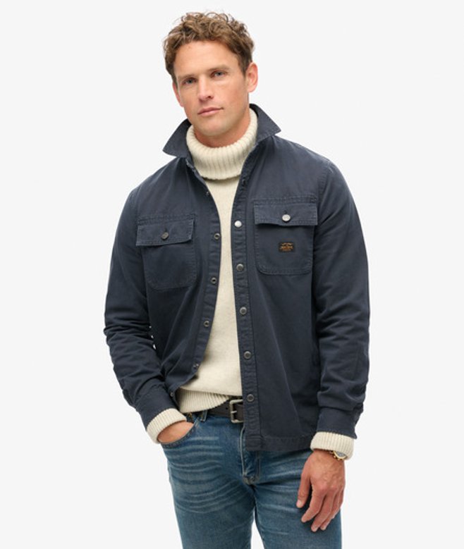 Canvas Workwear Overshirt van Biologisch Katoen