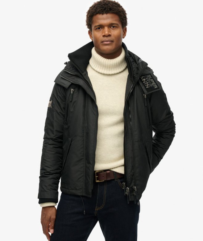 Mountain SD Windbreaker jas met Capuchon Zwart Grootte: L afbeelding