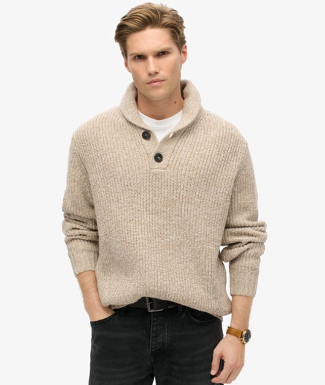 Pull à col Châle Taille: M - Superdry - Modalova