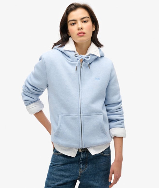 Women's Essential Kapuzenjacke mit Teddyfellfutter - Größe: 38 - Superdry - Modalova