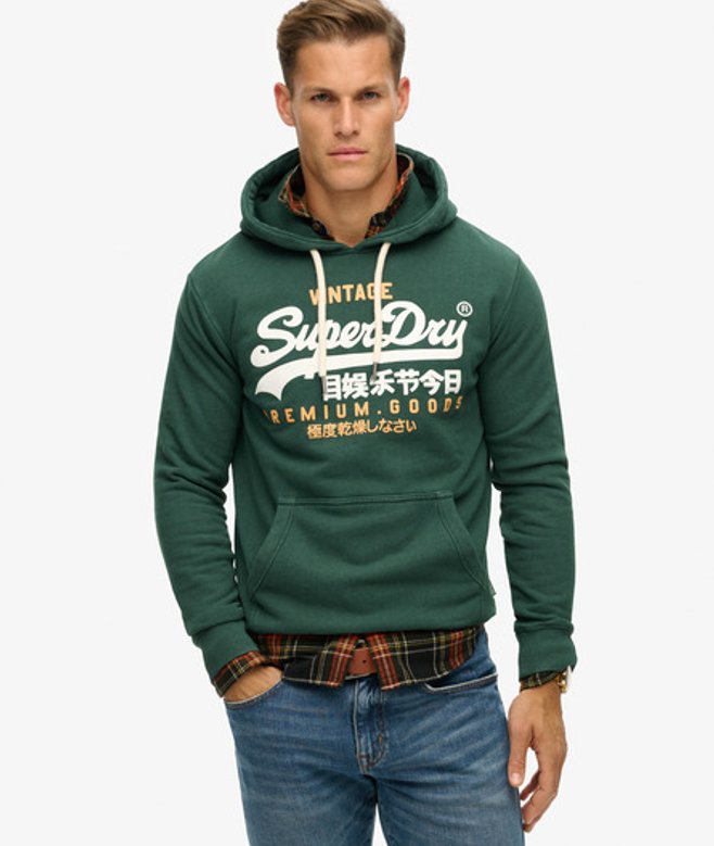 Premium Goods Hoodie met Vintage Logo