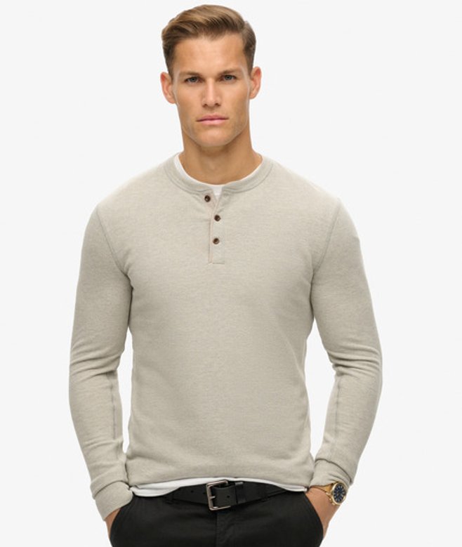 Herren The Merchant Store - Grandad-oberteil - Größe: XL - Superdry - Modalova