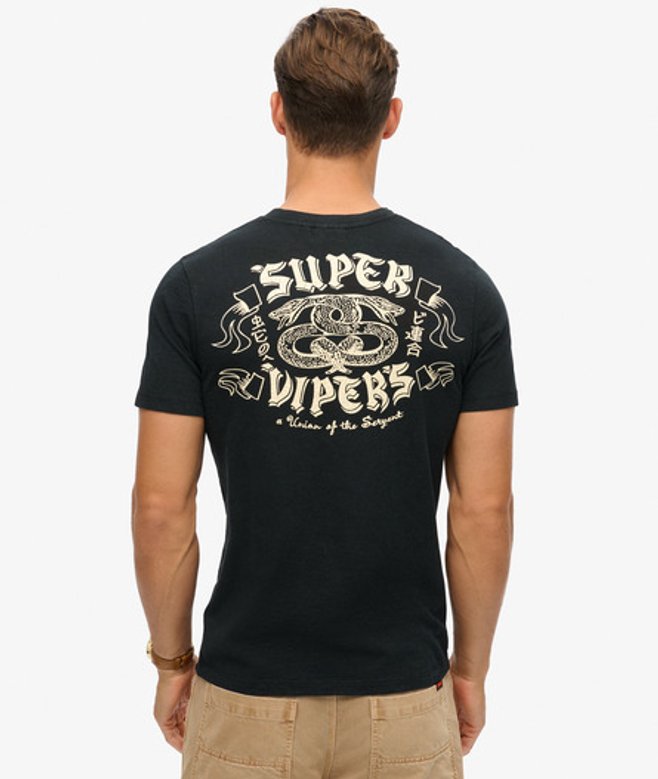 Retro Rocker T-shirt met Print