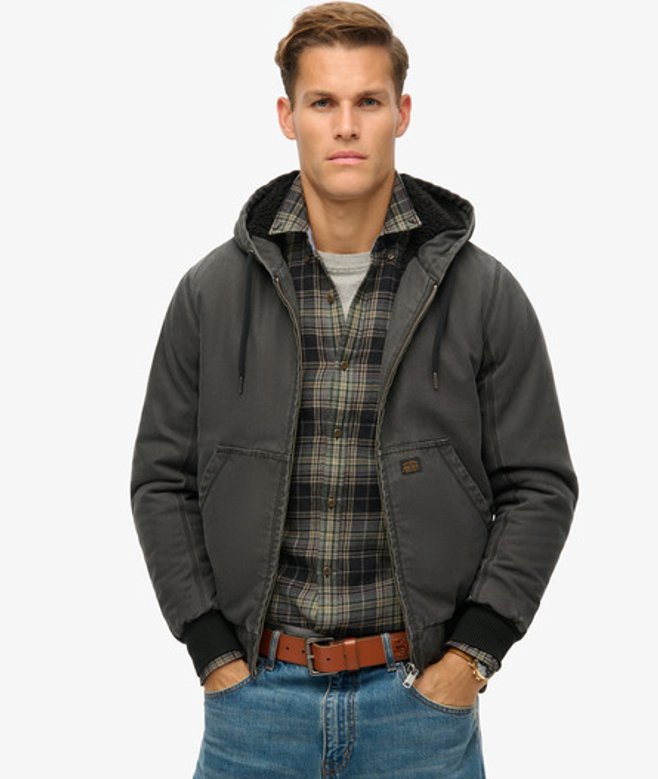 Blouson à Capuche Vintage Workwear, , Taille: L - Superdry - Modalova