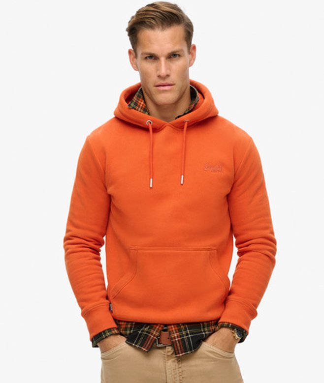 Superdry Essential Logo Hoodie Oranje