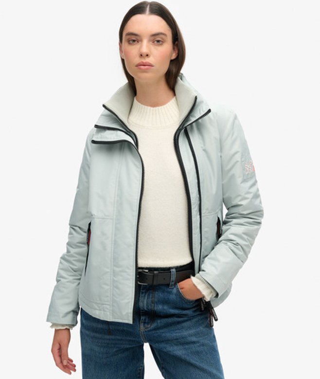 Superdry Mountain Windbreaker jas Lichtgrijs