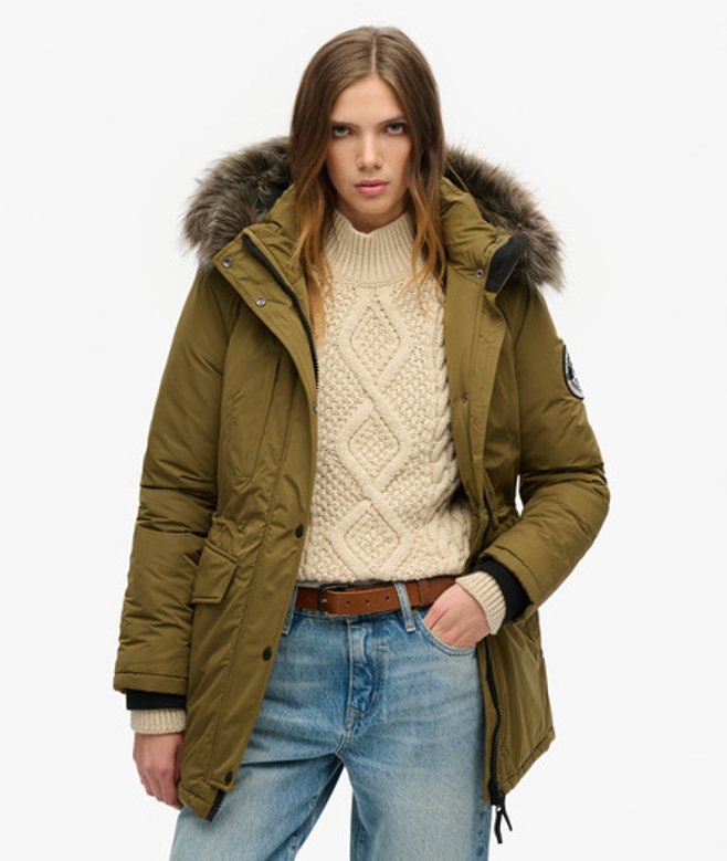 Damen Ashley Everest Parka - Größe: 40 - Superdry - Modalova