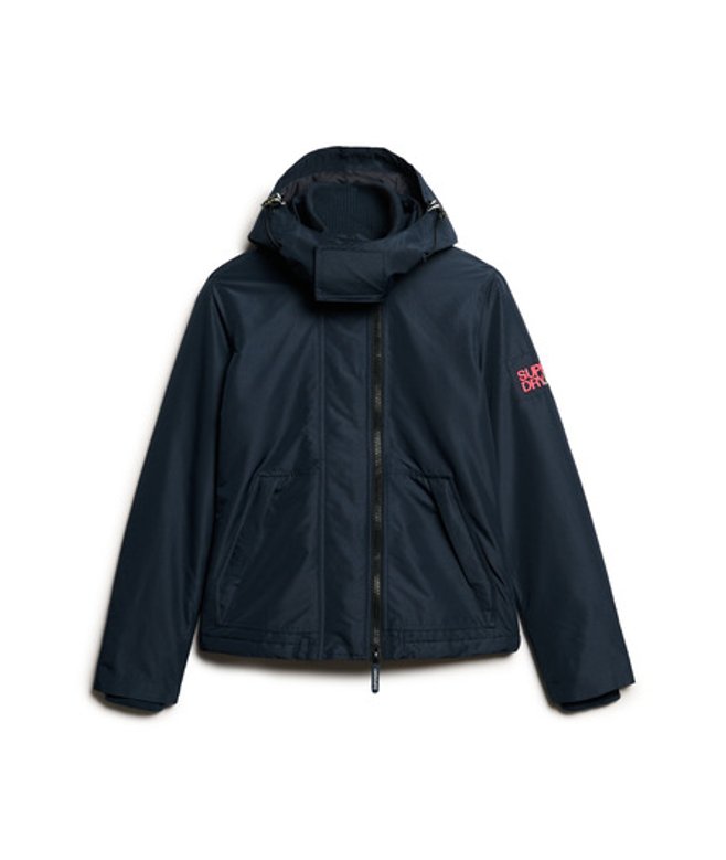 Superdry Women's Hooded Mountain Windbreaker Jacket Navy / Eclipse Navy