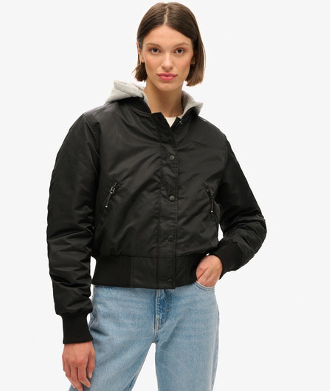 Bomber à Capuche Taille: 40 - Superdry - Modalova