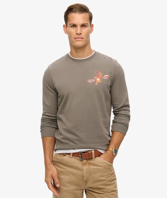 Tattoo Sweatshirt met Print