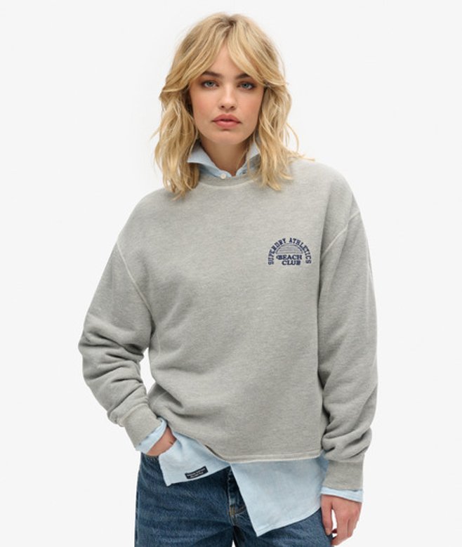 Athletic Essentials Sweatshirt Grijs Grootte: 34 afbeelding