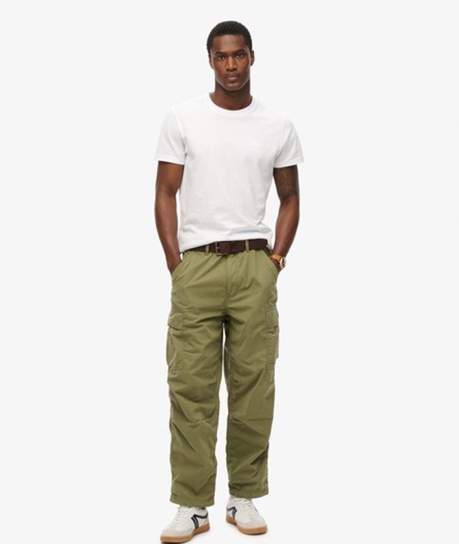 Herren Vintage Parachute Cargohose aus Bio-baumwolle, Größe: 32/32 - Größe: 32/32 - Superdry - Modalova