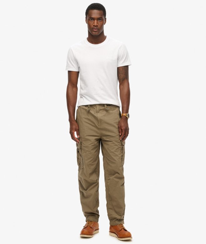 Baggy Parachute Broek Khaki Grootte: 32/32 afbeelding