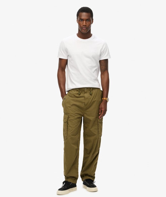 Baggy Parachute Broek Groen Grootte: 30/32 afbeelding