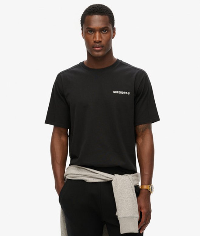 Tech T-shirt met Relaxte Pasvorm Zwart Grootte: Xxl afbeelding