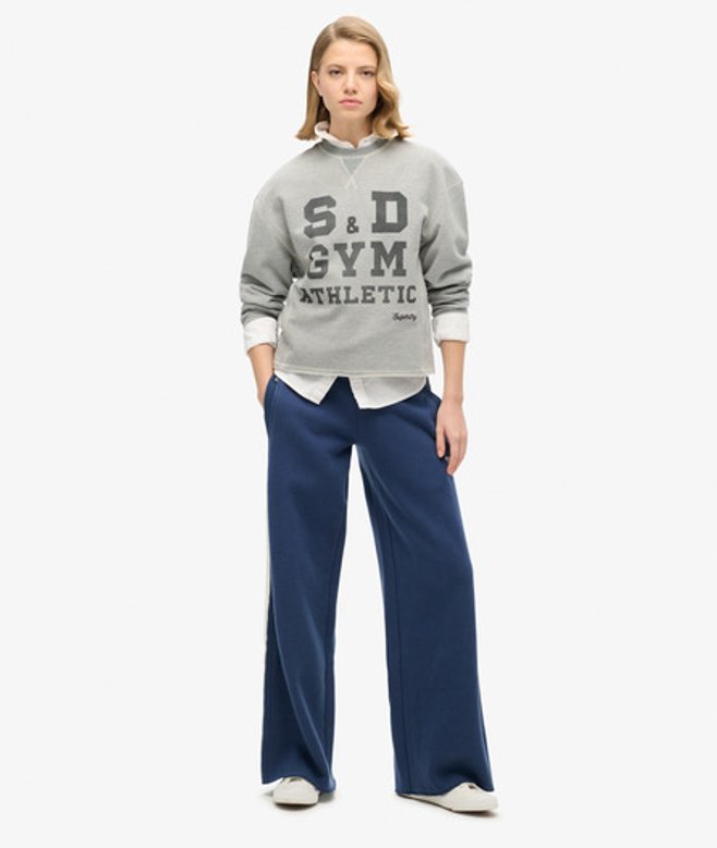 Damen Essential Jogginghosen mit Geradem Bein und Logo - Größe: 38 - Superdry - Modalova