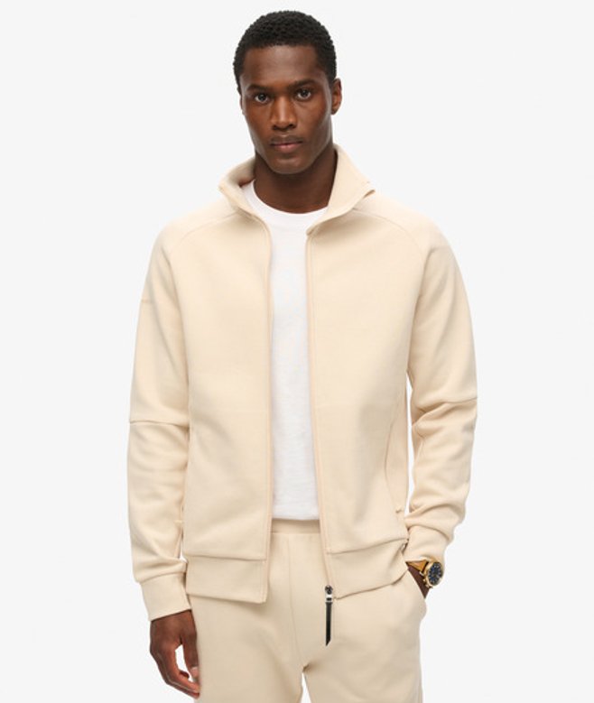 Tech Trainingstop met Losse Pasvorm Crème Grootte: L afbeelding