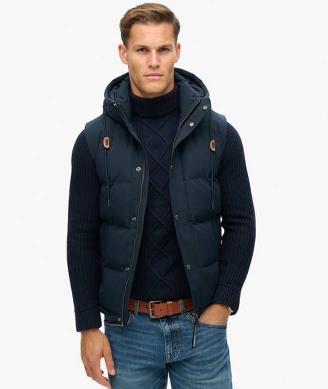 Doudoune Sans Manches à Capuche Everest Taille: S - Superdry - Modalova