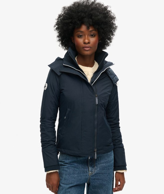 Pop Zip Arctic Sd-windcheater met Capuchon