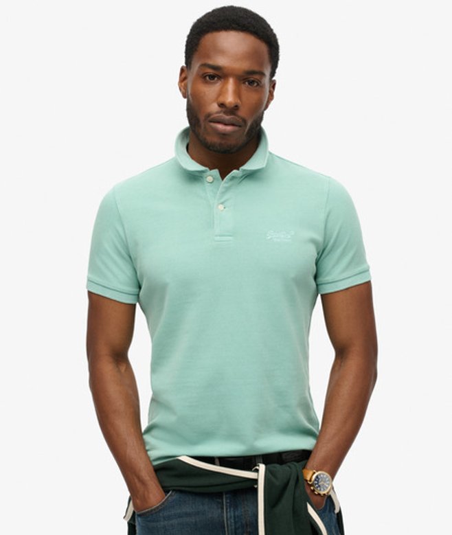 Herren Destroyed Polohemd - Größe: L - Superdry - Modalova