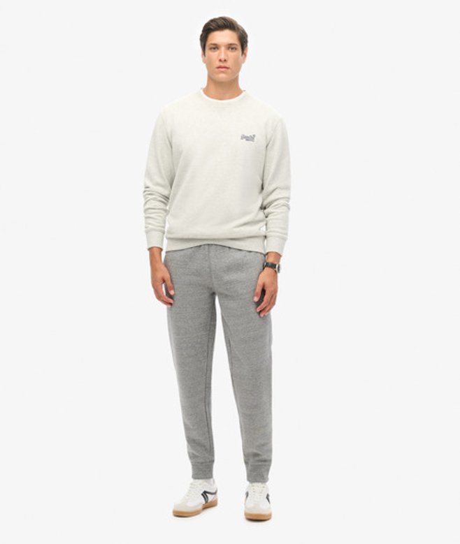 Superdry Essential Joggingbroek met Logo Grijs