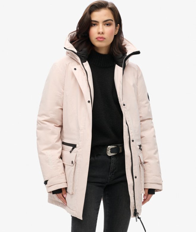 Superdry Gewatteerde City Parka Grijs