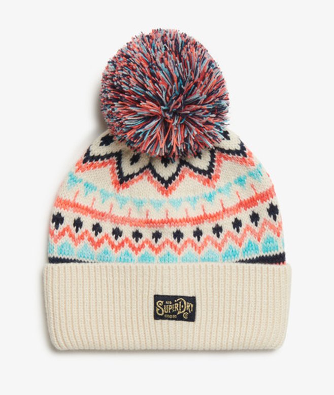 Gebreide Beanie met Patroon