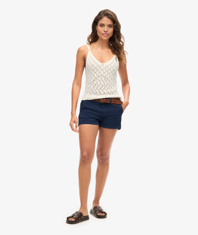 Chino Hotshort Blauw Grootte: 44 afbeelding