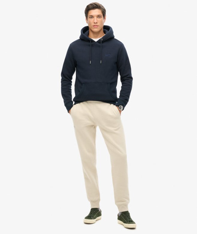 Essential Joggingbroek met Logo Beige Grootte: Xxl afbeelding