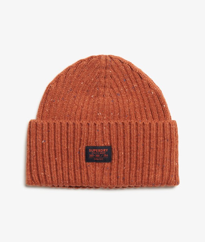 Superdry Pluizig Gebreide Workwear-beanie Oranje