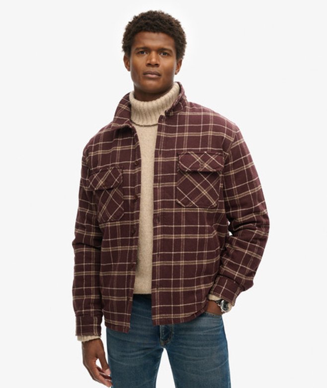 S a Carreaux Surplus Veste Vérifié, Taille: S - Superdry - Modalova