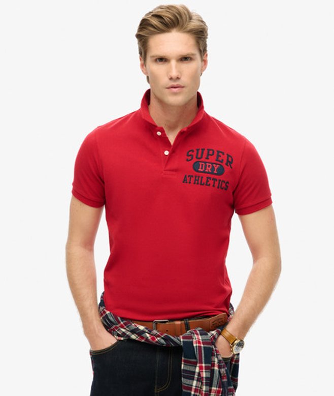 Superdry Superstate Poloshirt Rood