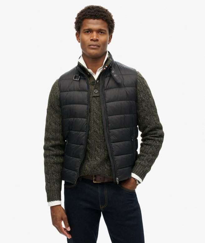 Herren Leichte Steppweste - Größe: XL - Superdry - Modalova