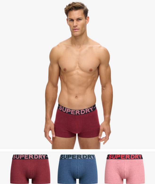 Lot de Trois Boxers en Coton bio / Taille: M - Superdry - Modalova