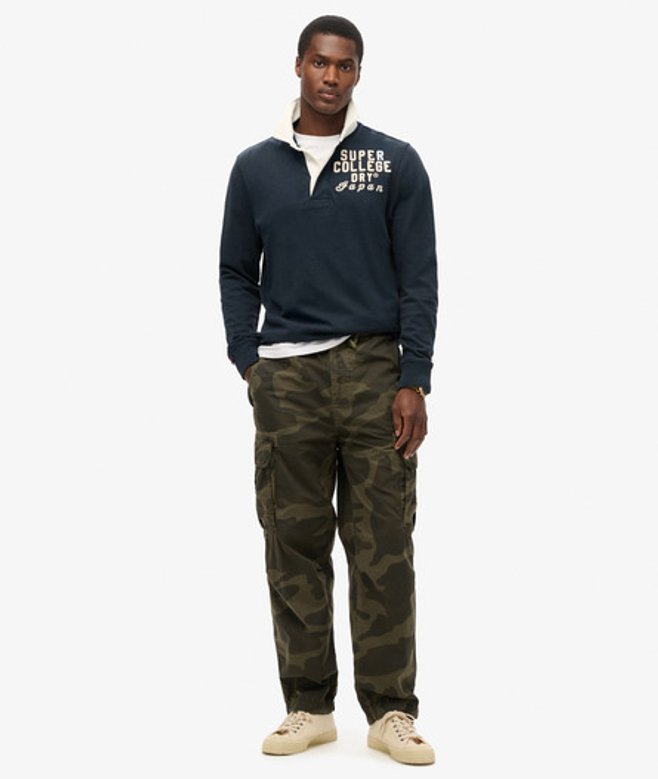 Baggy Parachute Broek Groen Grootte: 32/32 afbeelding