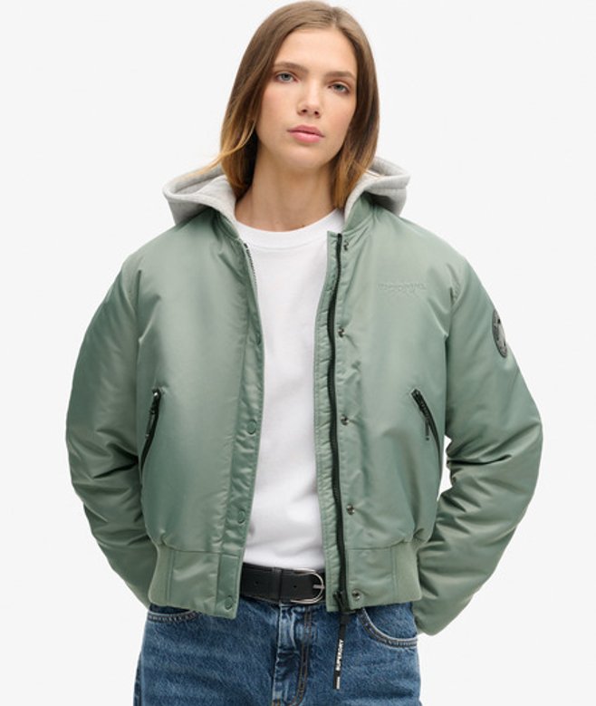 Bomber à Capuche, , Taille: 42 - Superdry - Modalova
