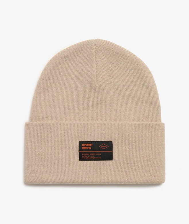 Surplus Gebreide Beanie Crème Grootte: 1SIZE afbeelding