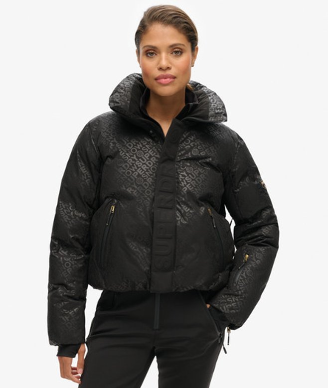 Superdry Ski Slalom Pufferjas Zwart